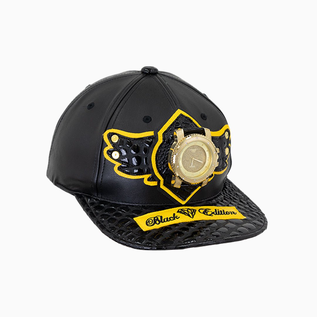 Breyer's Buck 50 Black Edition Leather Watch Hat