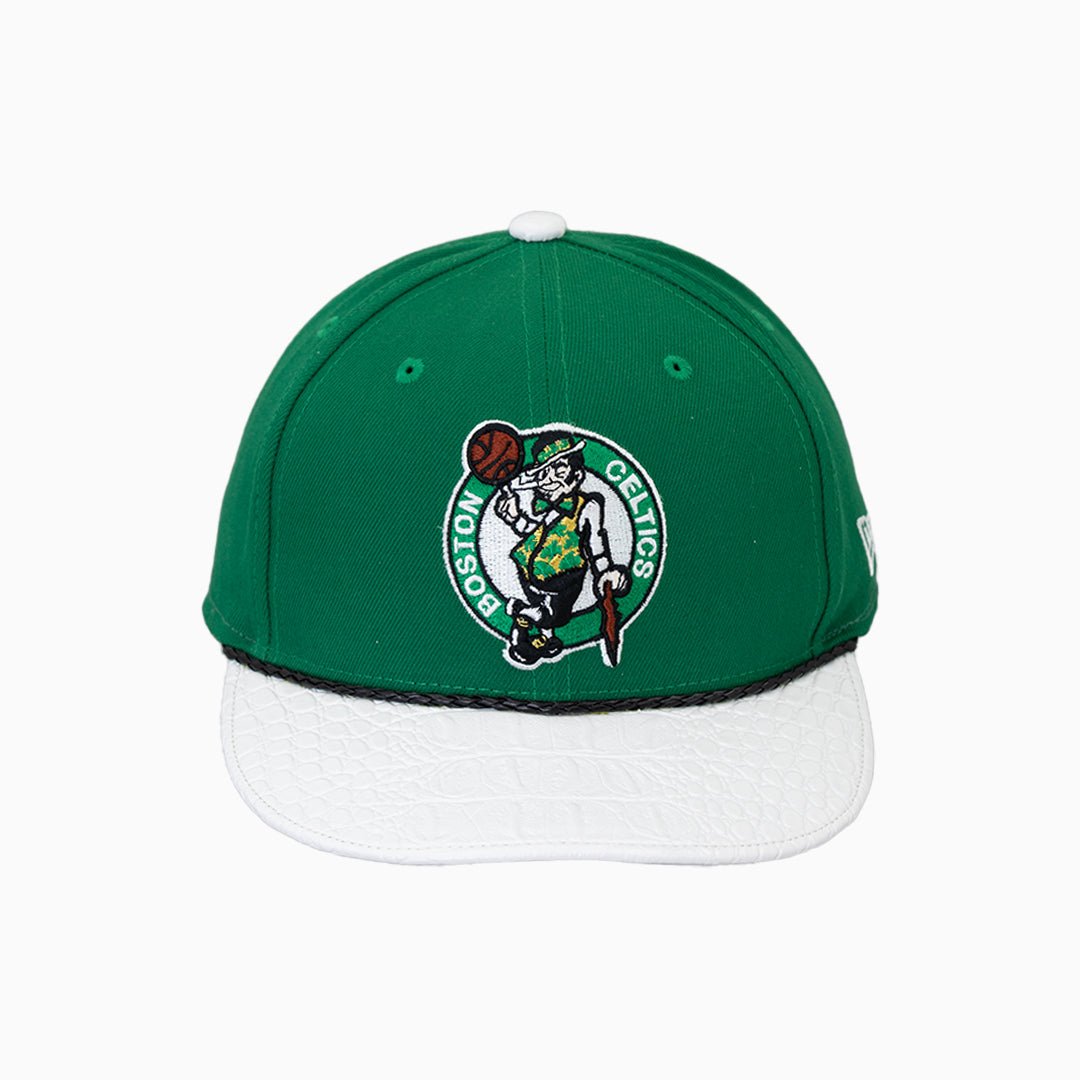 Breyer's Buck 50 Boston Celtics Hat With Leather Visor