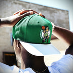 Breyer's Buck 50 Boston Celtics Hat With Leather Visor