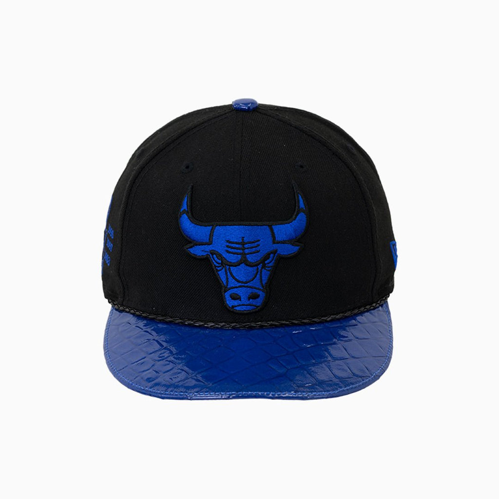 Breyer's Buck 50 Chicago Bulls Hat With Leather Visor