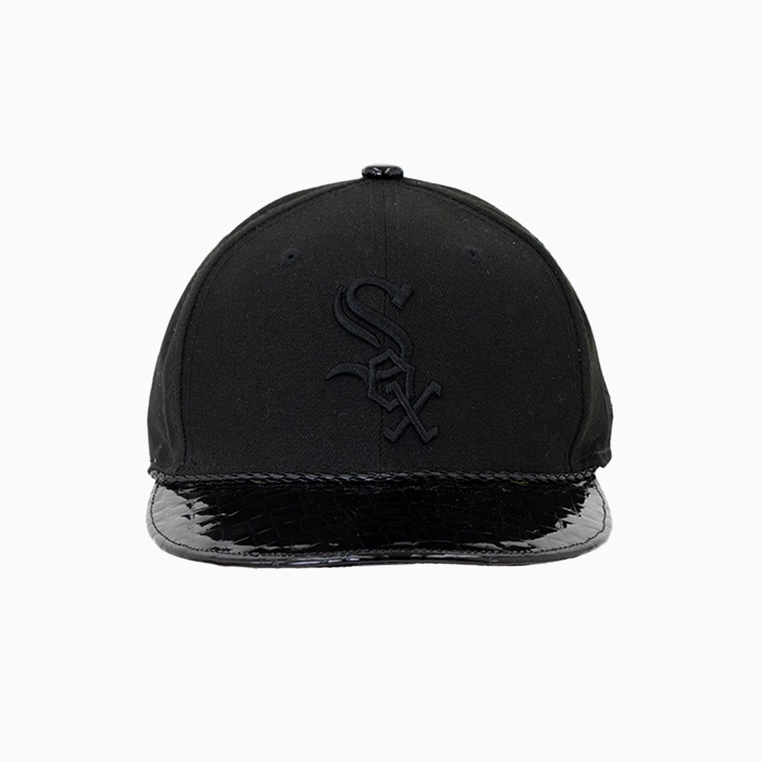 Breyer's Buck 50 Chicago White Sox Hat With Leather Visor