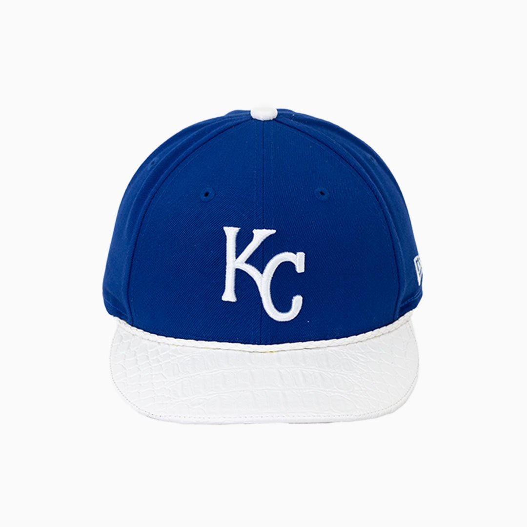 Breyer's Buck 50 Kansas City Royals Game MLB Hat With Leather Visor