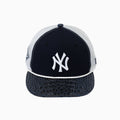 Casquette Trucker New York Yankees Buck 50 de Breyer avec visière en cuir