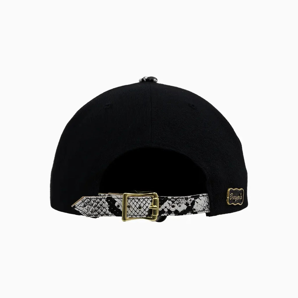 Chapeau en laine Buck 50 OG Breyer avec visière imitation peau de serpent