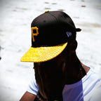 Casquette Breyer's Buck 50 des Pirates de Pittsburgh avec visière en cuir