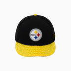 Casquette NFL Pittsburgh Steelers Breyer's Buck 50 avec visière en cuir