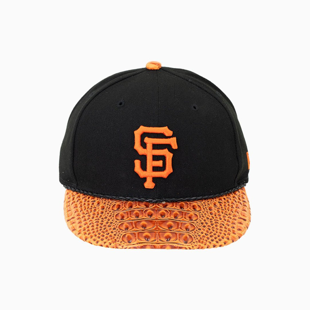 Gorra MLB San Francisco Giants de Breyer's Buck 50 con visera de cuero