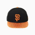 Gorra MLB San Francisco Giants de Breyer's Buck 50 con visera de cuero