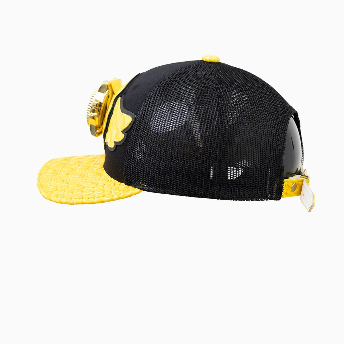 Gorra camionera de lana Buck 50 con visera de cuero Breyer