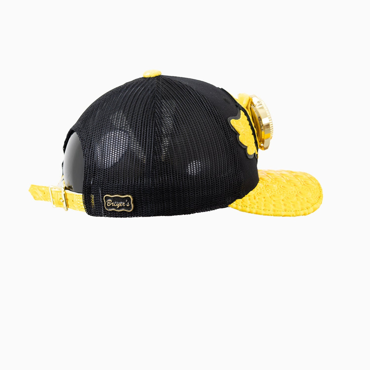 Gorra camionera de lana Buck 50 con visera de cuero Breyer