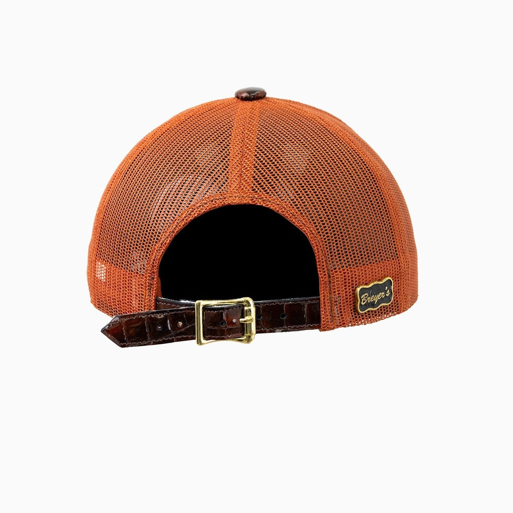Gorra camionera de lana Buck 50 con visera de cuero Breyer