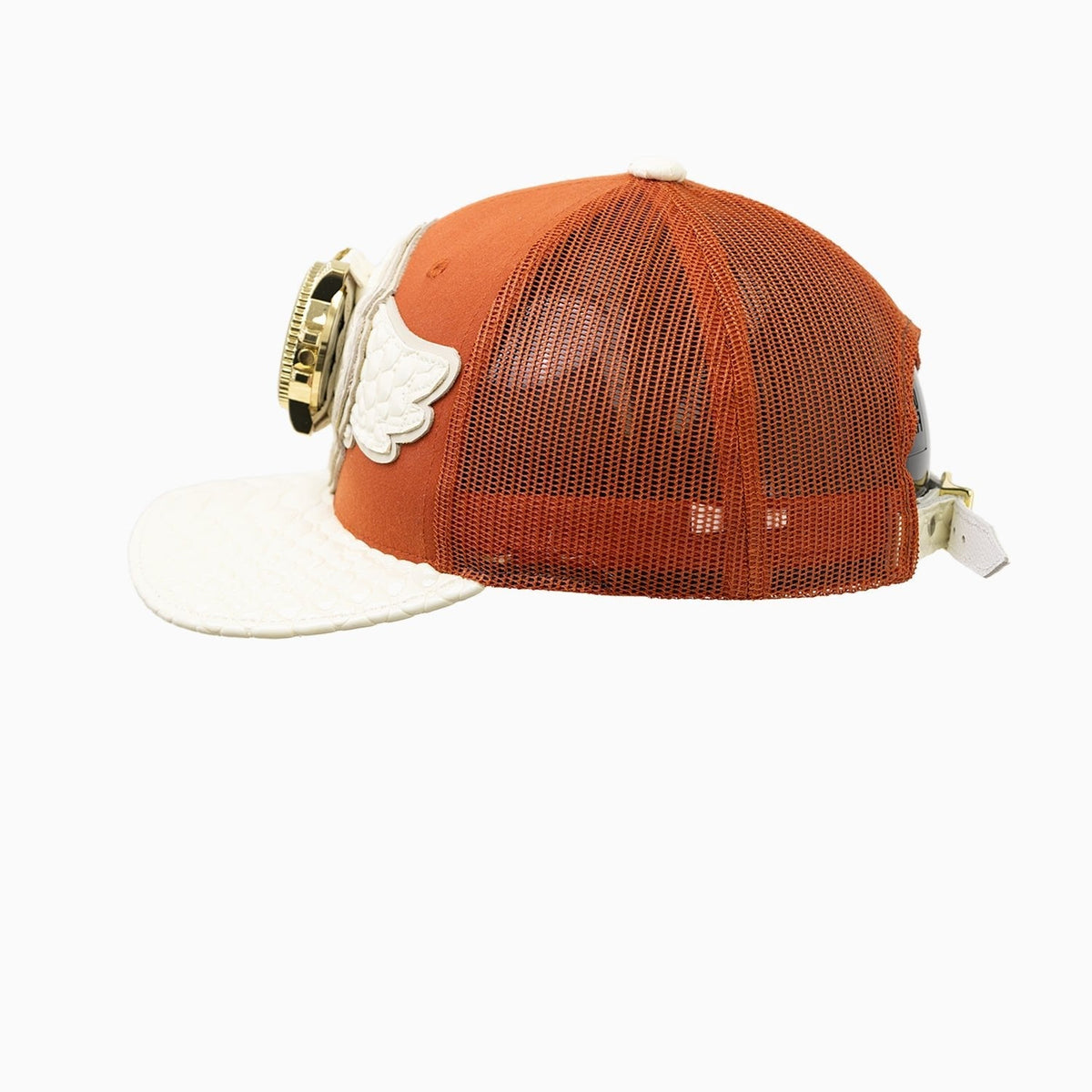 Casquette de routier en laine Buck 50 Breyer avec visière en cuir