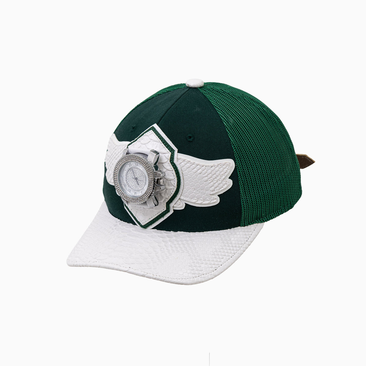 Breyer's Buck 50 Wool Trucker Hat With Leather Visor