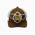 Casquette de routier en laine Buck 50 Breyer avec visière en cuir