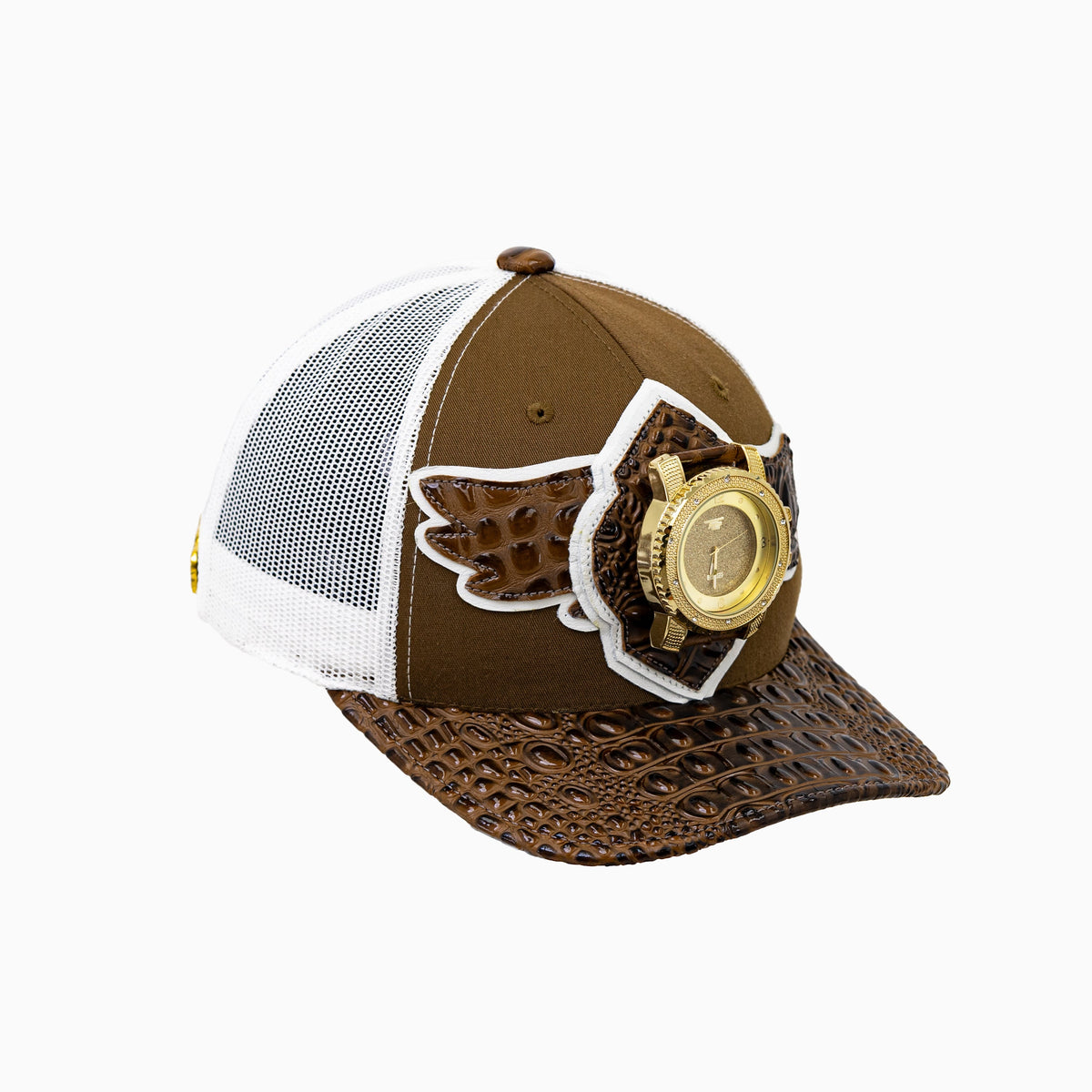 Breyer's Buck 50 Wool Trucker Hat With Leather Visor