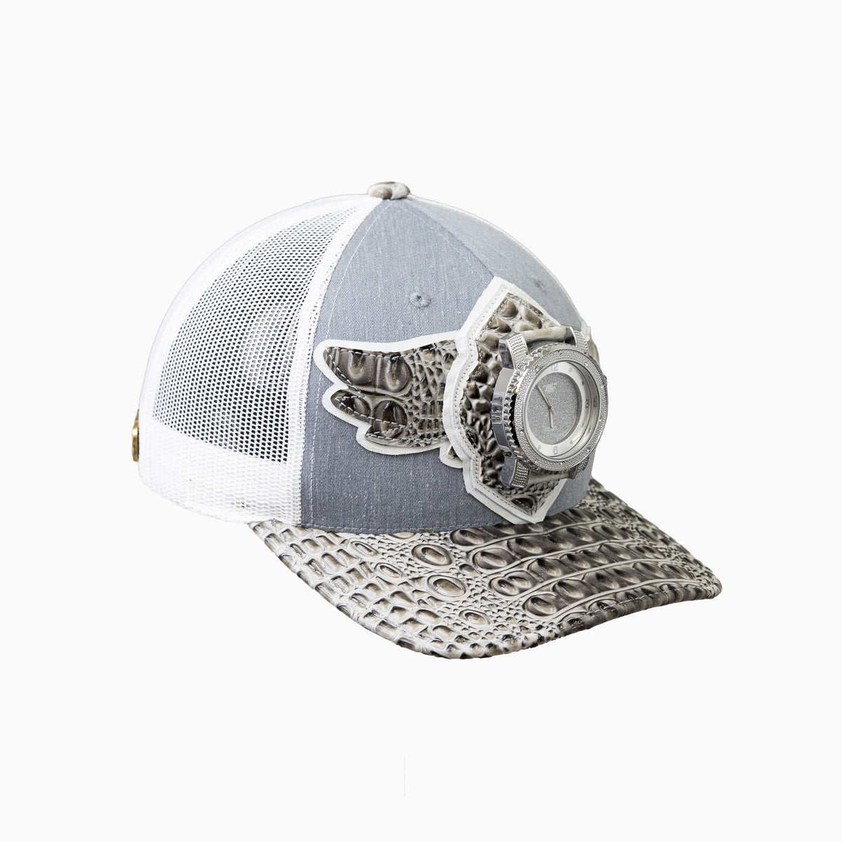 Gorra camionera de lana Buck 50 con visera de cuero Breyer