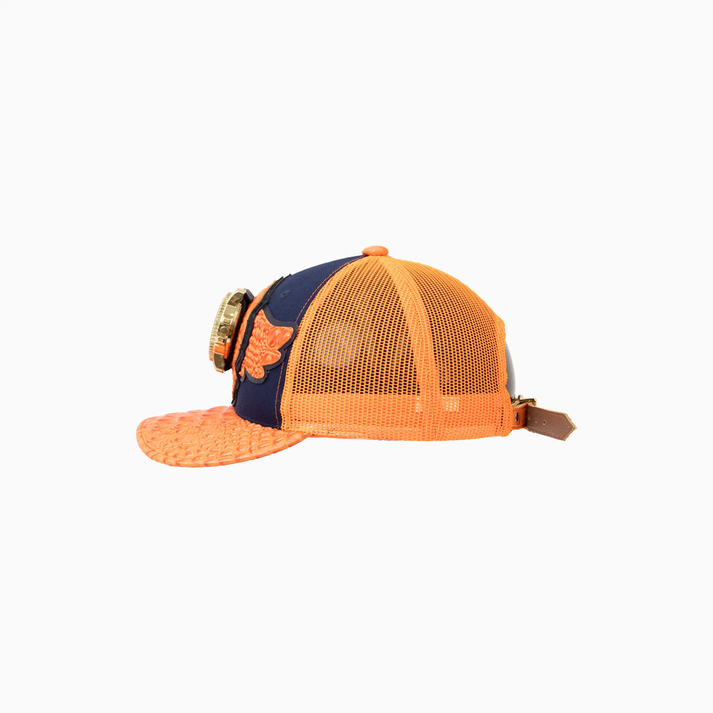 Casquette de routier en laine Buck 50 Breyer avec visière en cuir