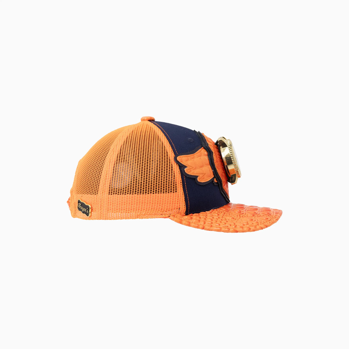 Casquette de routier en laine Buck 50 Breyer avec visière en cuir