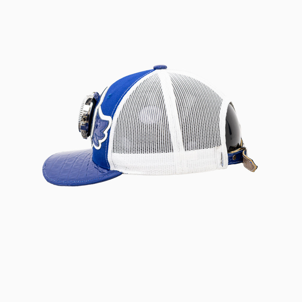 Breyer's Buck 50 Wool Trucker Hat With Leather Visor
