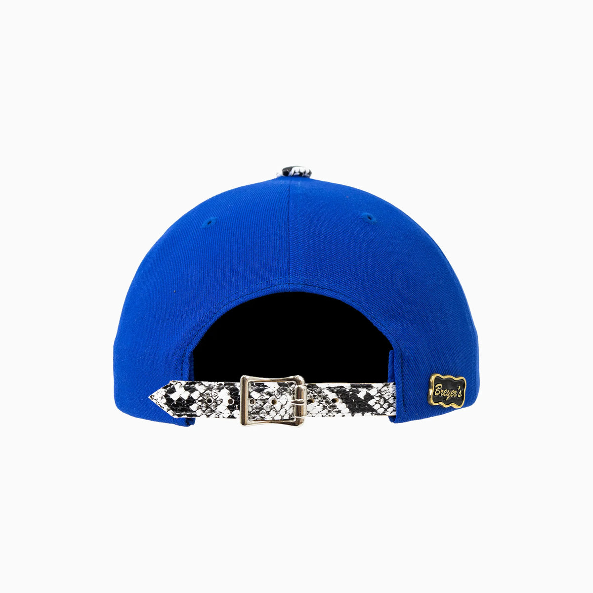 Gorro de lana Buck 50 de Breyer con visera de imitación de piel de serpiente