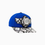 Gorro de lana Buck 50 de Breyer con visera de imitación de piel de serpiente