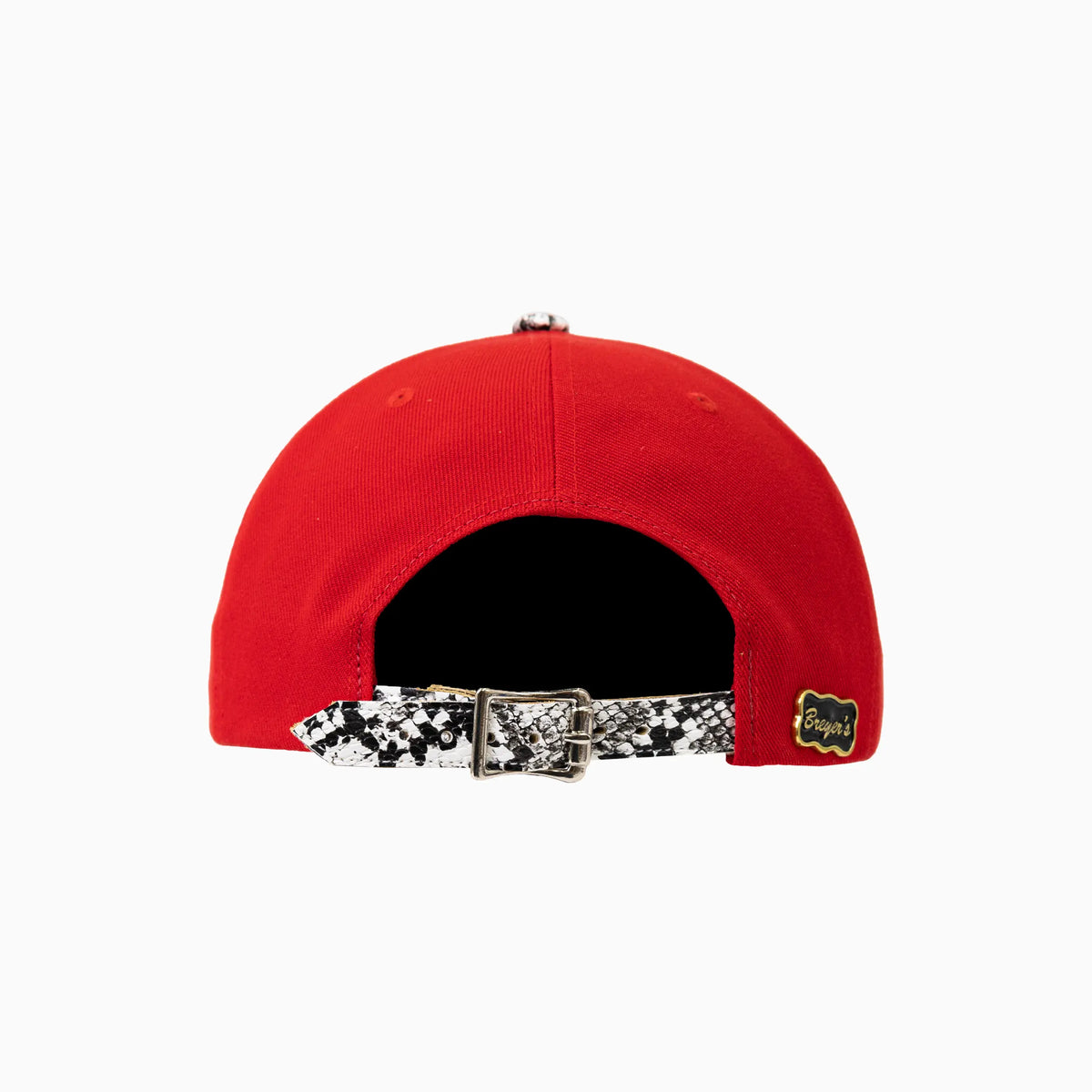 Gorro de lana Buck 50 de Breyer con visera de imitación de piel de serpiente