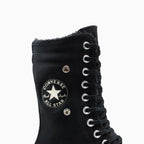 Women's All Star Fold Over Lift X-Hi Faux Fur