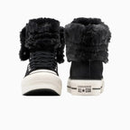 Women's All Star Fold Over Lift X-Hi Faux Fur