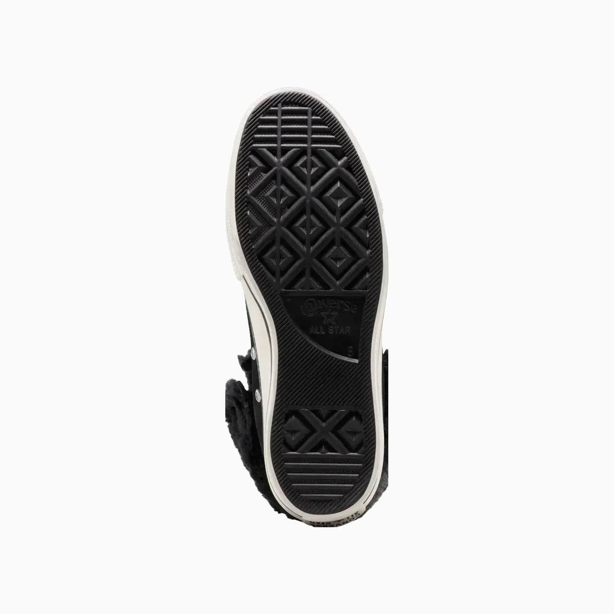 Women's All Star Fold Over Lift X-Hi Faux Fur