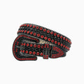 DNA Premium 'Red Reign' Rhinestone Belt