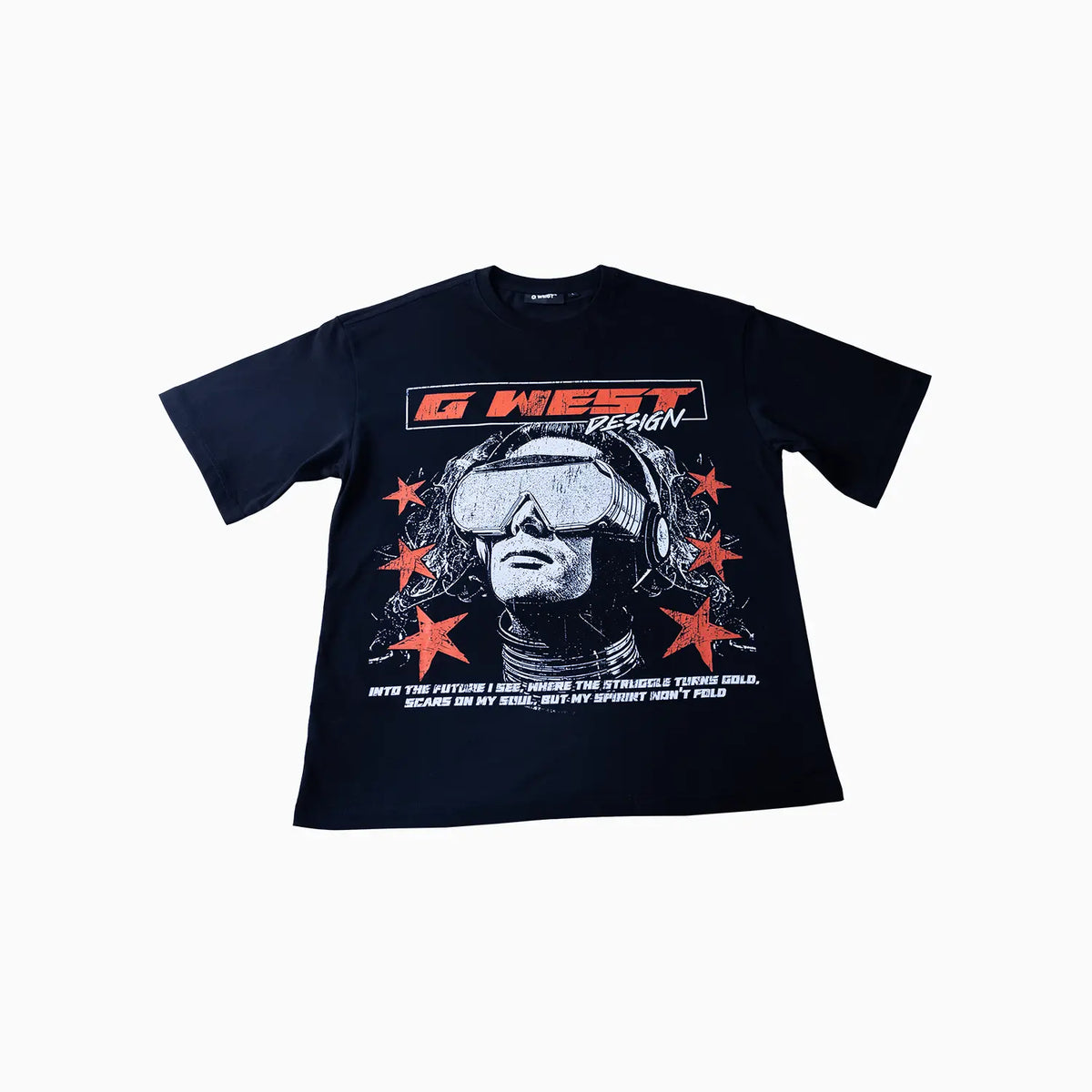 Men's Visionary Vibes Distress T-Shirt