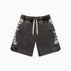 Shorts délavés anthracite Courtside pour homme