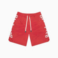 Short tie-dye rouge pour homme