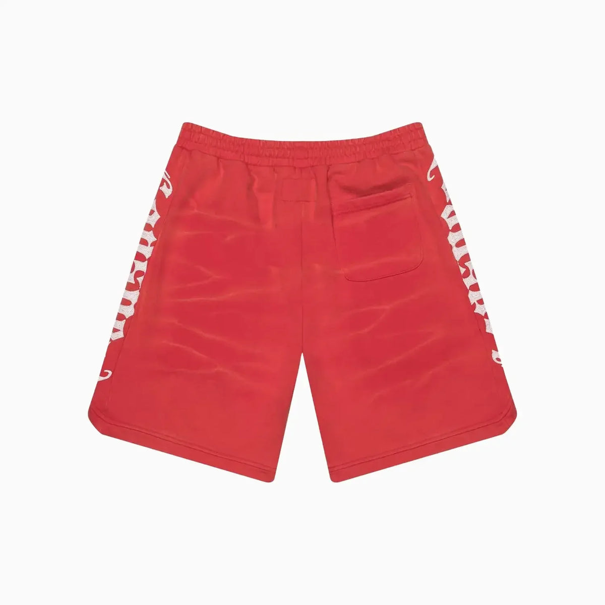 Pantalones cortos tie-dye rojos Courtside para hombre
