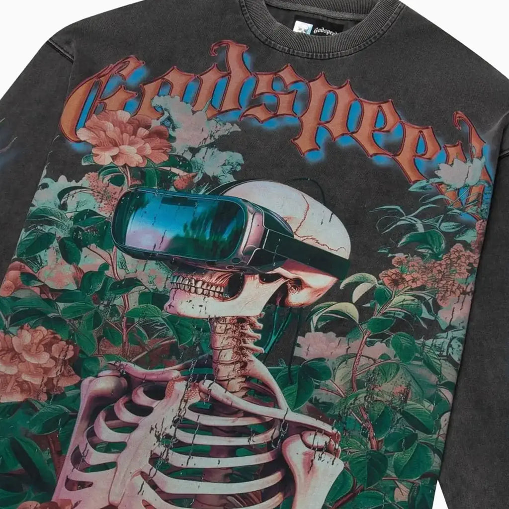 Sweat-shirt homme à manches longues Vision Flowers