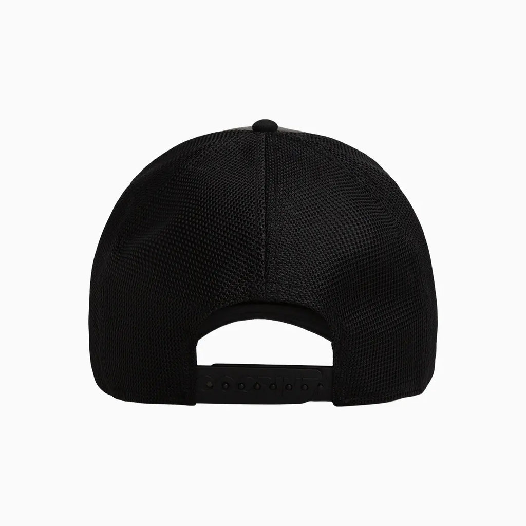 Casquette de camionneur en similicuir (effet peau de mouton)