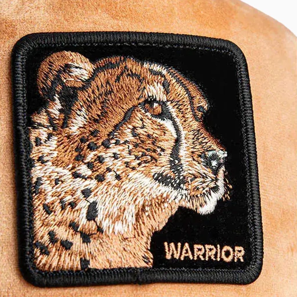 Casquette de routier guépard en velours