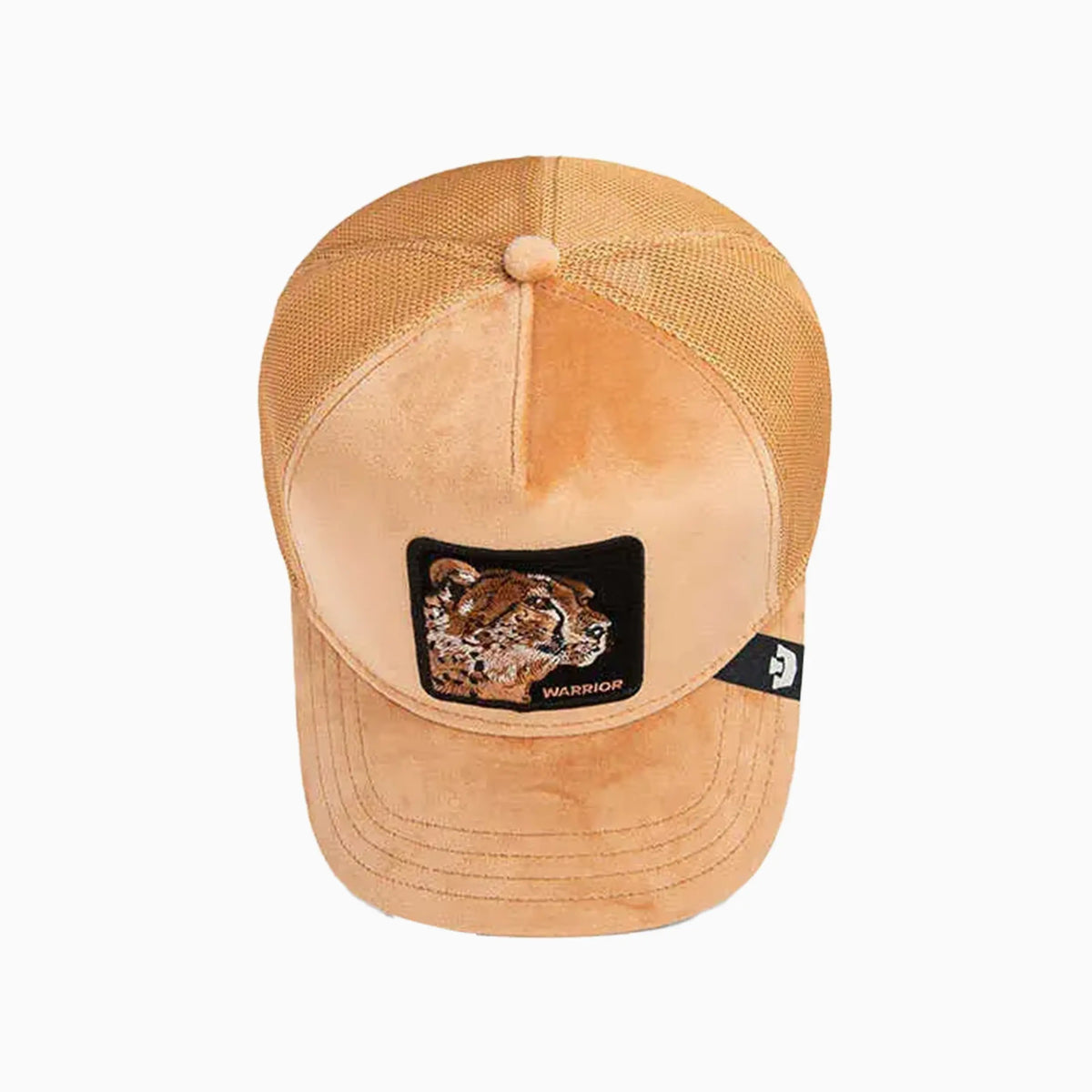 Casquette de routier guépard en velours