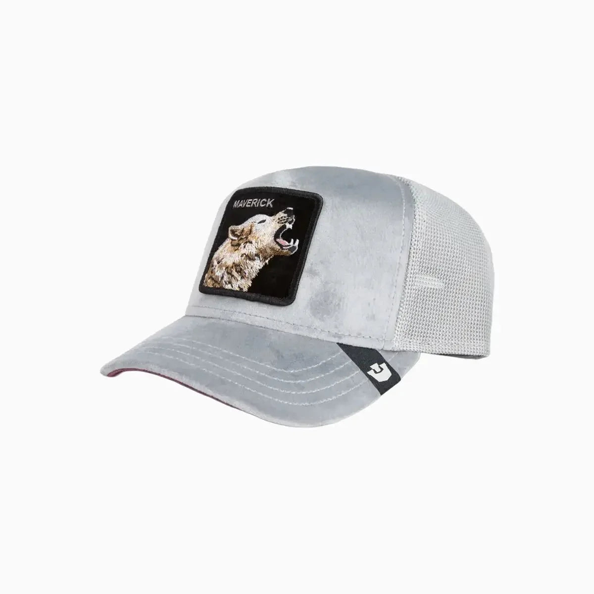 Gorra Trucker de Terciopelo Velour con Lobo