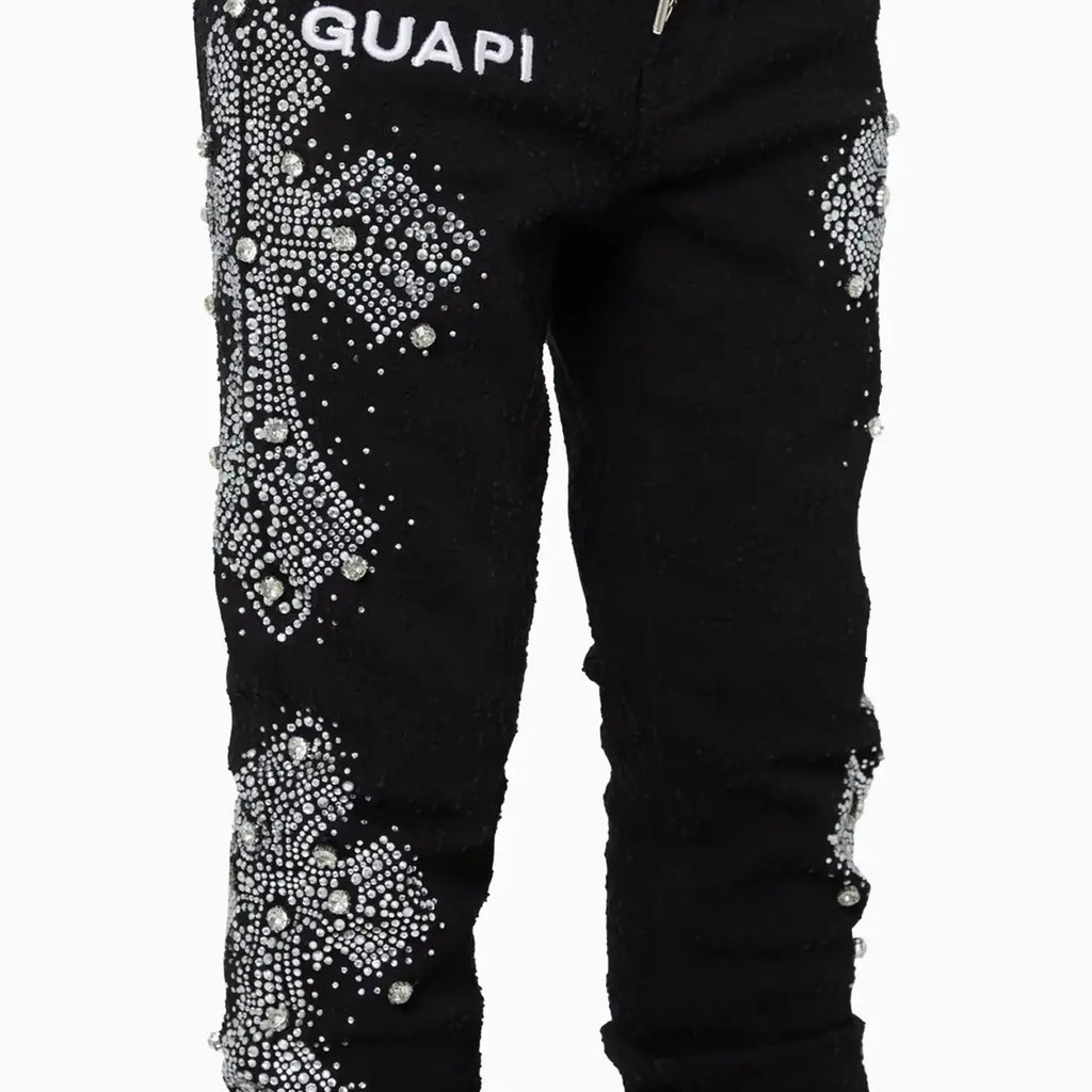 Kid's Distressed Cross Denim Pant