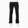 Men's All Black Crosses Embellished Denim Pant