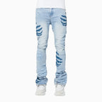 Pantalón vaquero Hell Dragger aguamarina para hombre