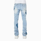 Pantalón vaquero Hell Dragger aguamarina para hombre
