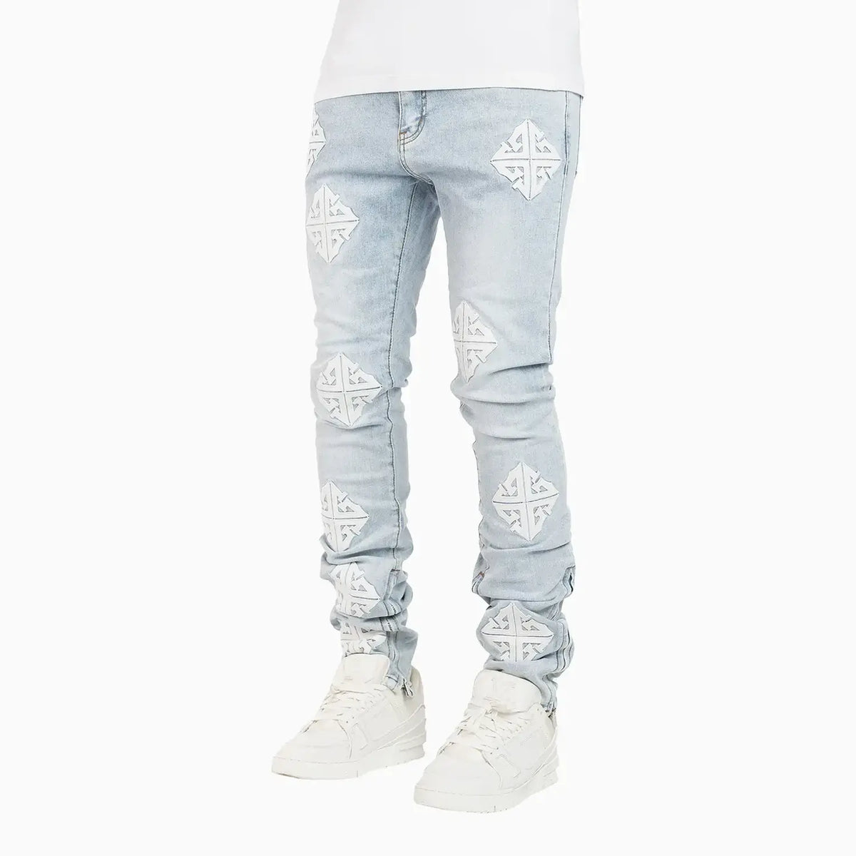 Men's Aqua Blue Icon Denim V2 Pant