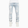 Men's Aqua Blue Icon Denim V2 Pant