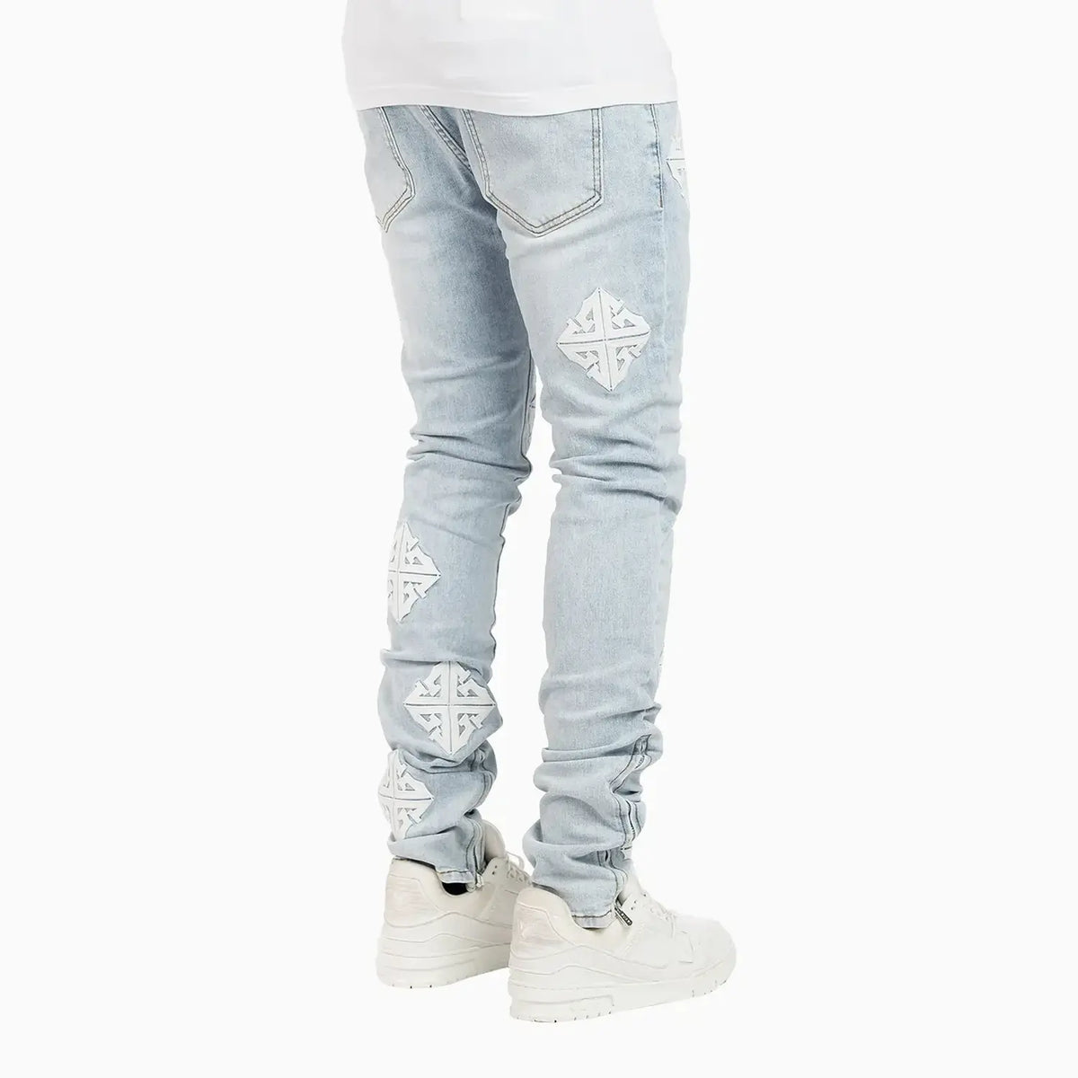 Men's Aqua Blue Icon Denim V2 Pant