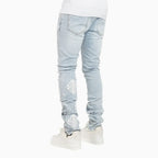 Men's Aqua Blue Icon Denim V2 Pant