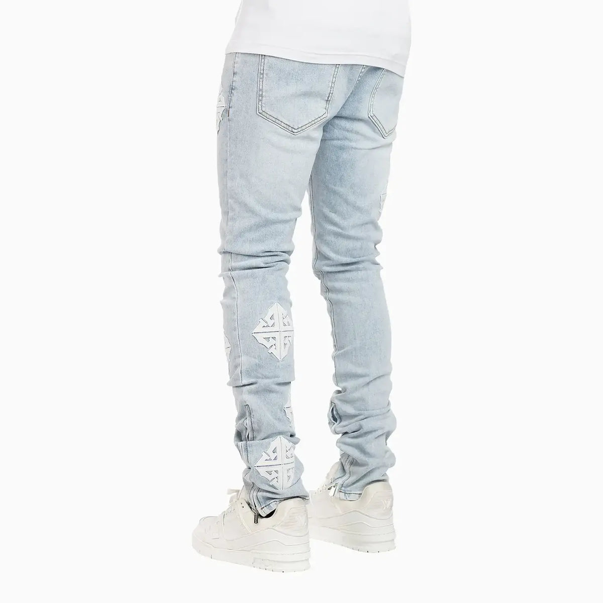 Men's Aqua Blue Icon Denim V2 Pant