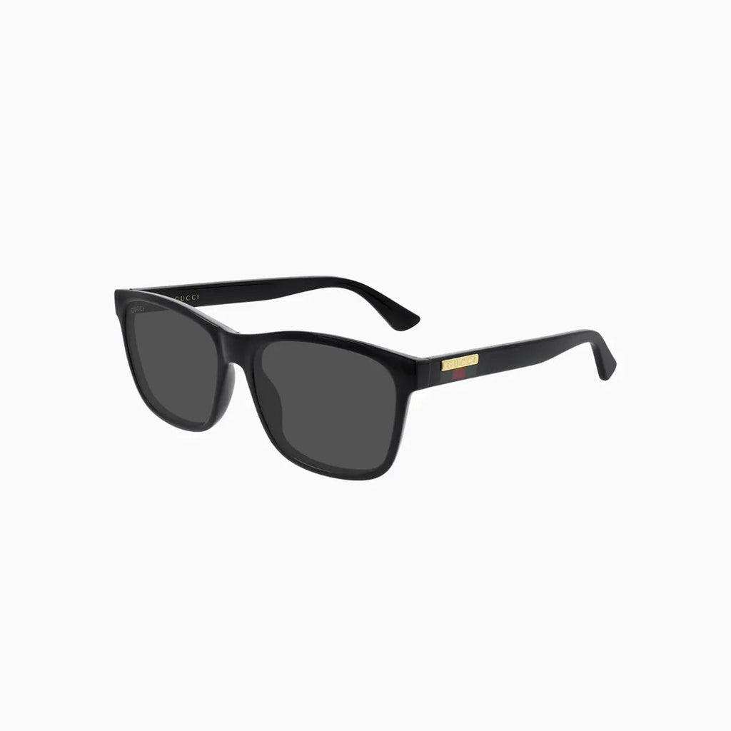 Lunettes de soleil noires et grises Gucci pour hommes