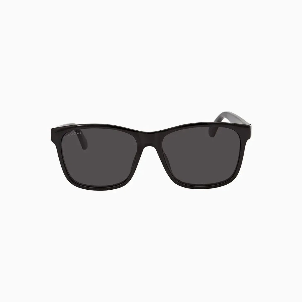 Lunettes de soleil noires et grises Gucci pour hommes